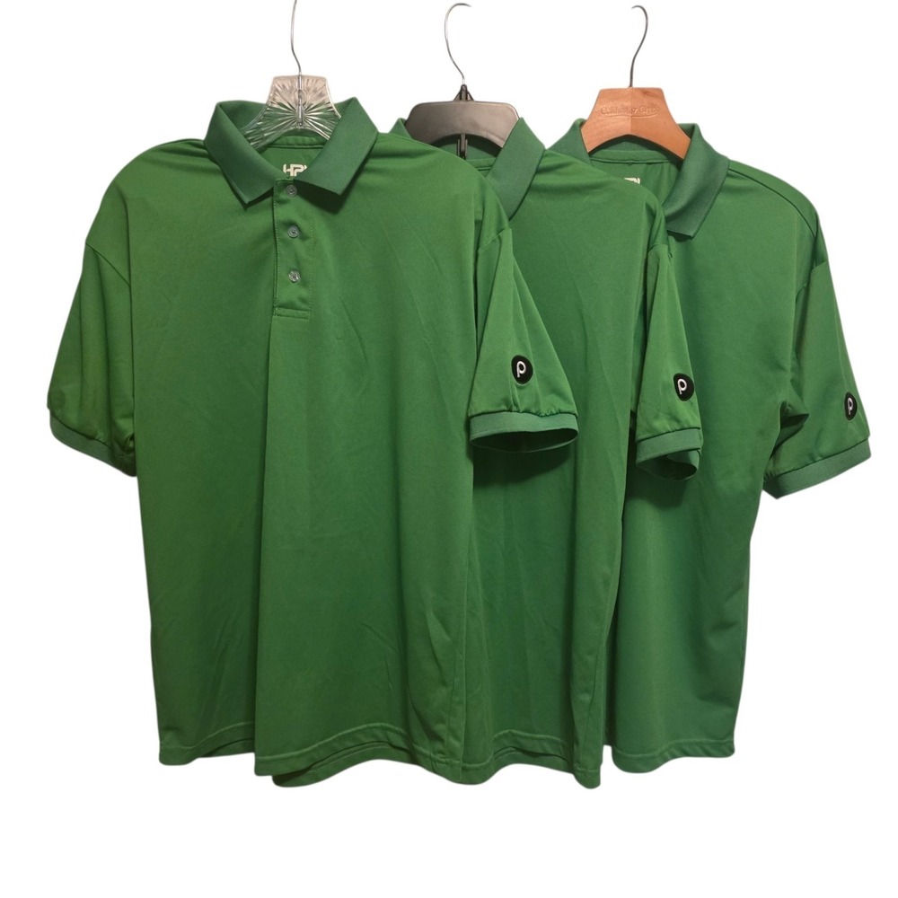 Publix Polo Shirt Publix Employee Uniform Short Sleeve Green Small Lot Of 3